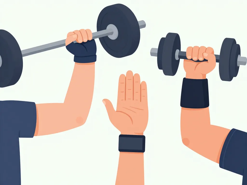 mains gantées et non gantées montrant l’utilité réelle des gants pour la musculation