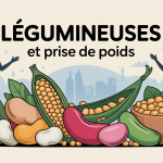 les legumineuses font elles grossir illustration vectorielle balance