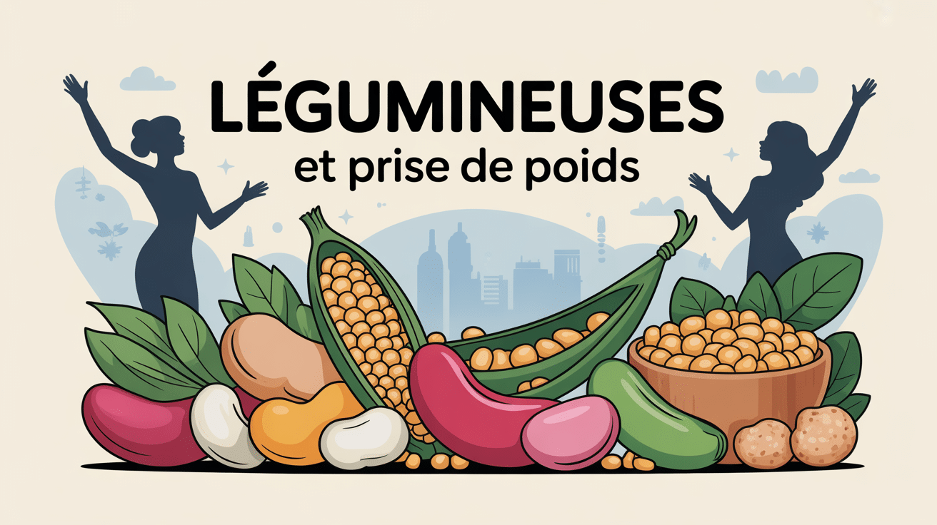 les legumineuses font elles grossir illustration vectorielle balance