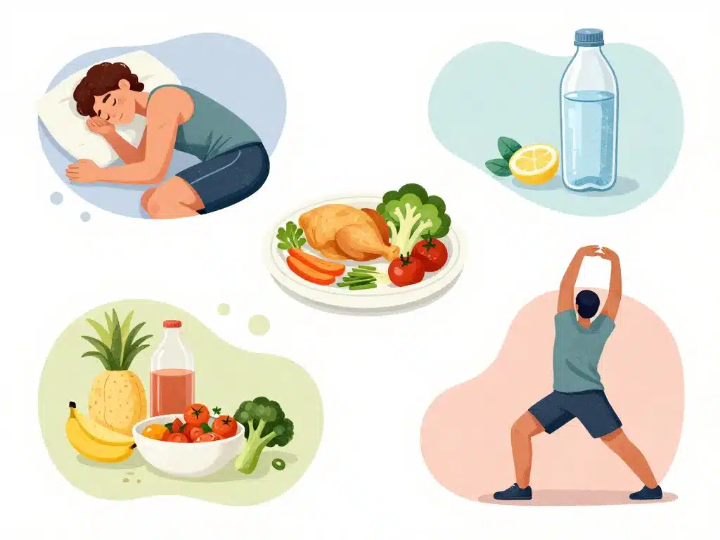 Nutrition et récupération pour programme musculation 3 fois par semaine