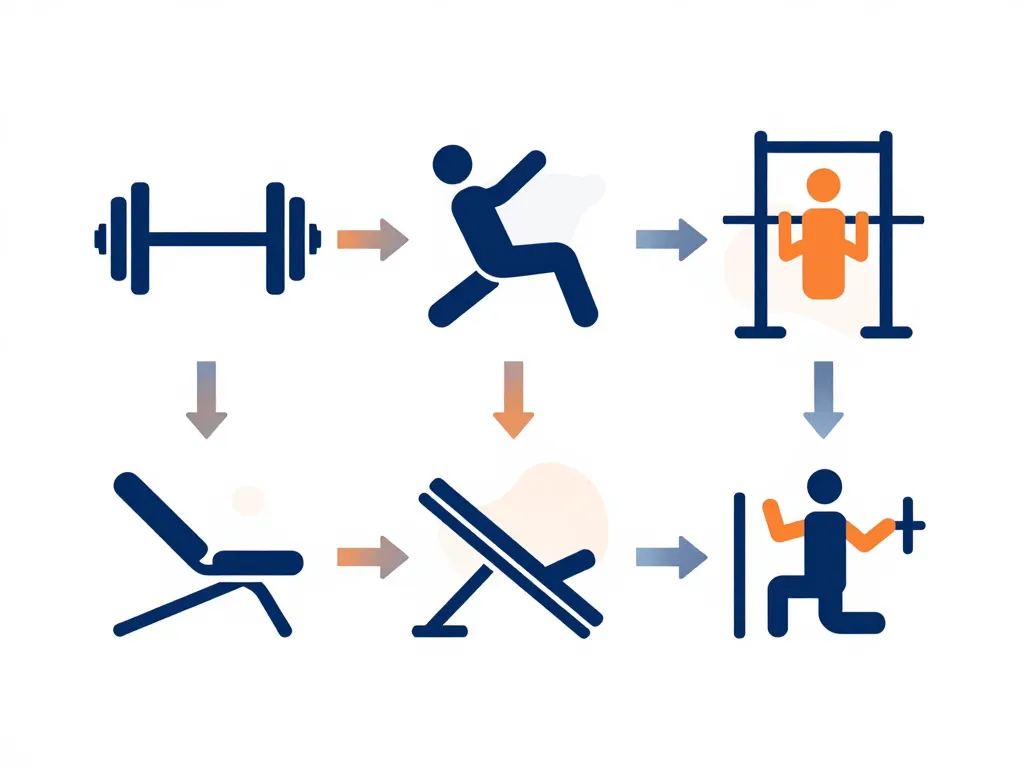 Schéma conceptuel du programme musculation 3 fois par semaine solide