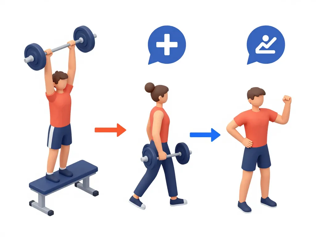 programme musculation pour seche illustration splits