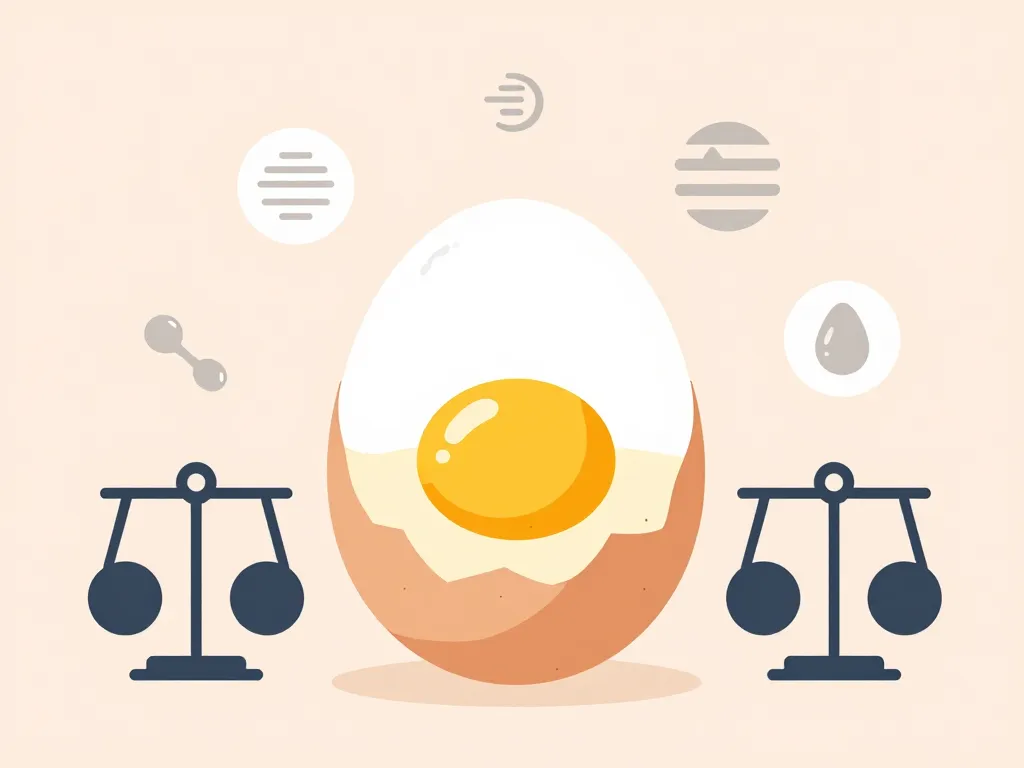 proteine dans un oeuf quantité repères visuels