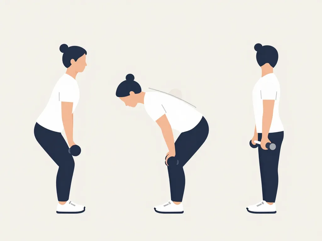 diagramme technique rowing a la barre posture et alignement