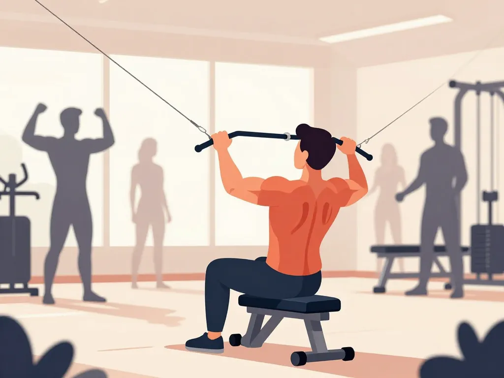 rowing assis a la poulie scene muscles dos