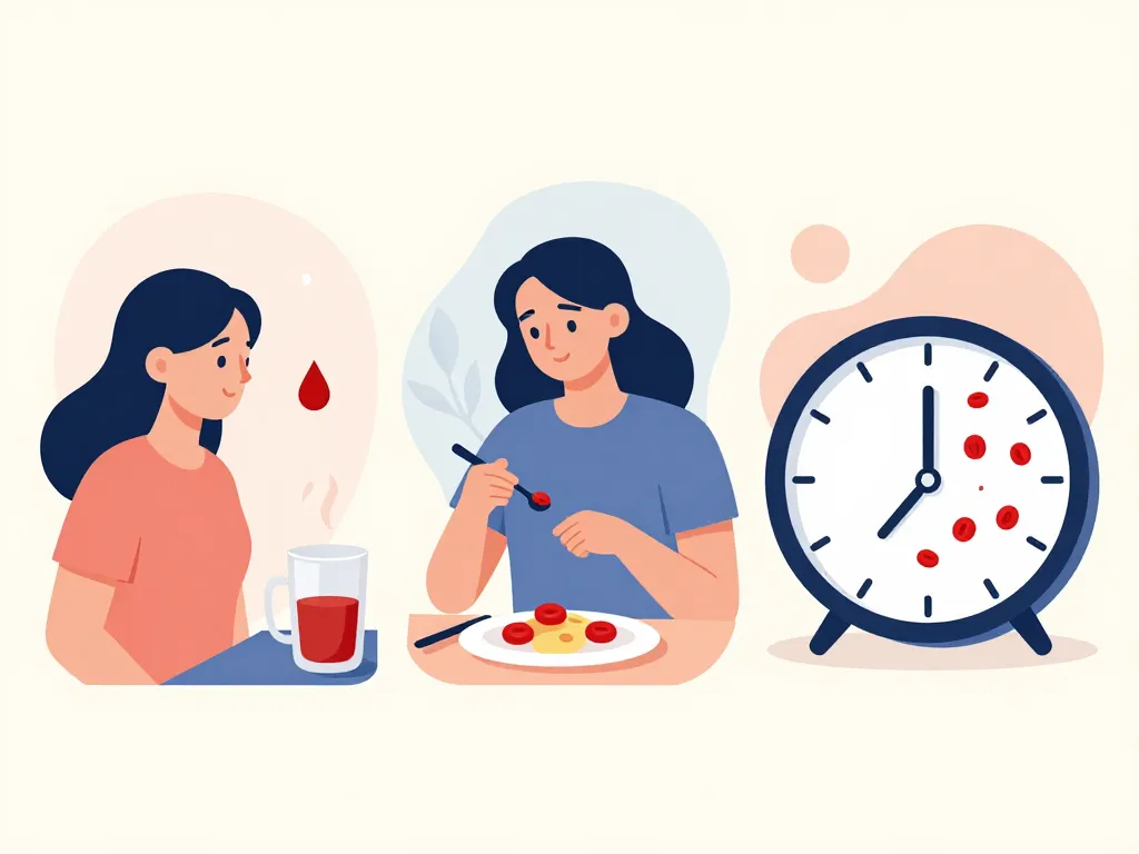 taux de glycemie : tableau contextes à jeun repas HbA1c