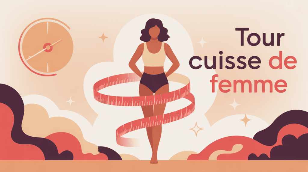 illustration symbolique tour de cuisse femme mètre ruban