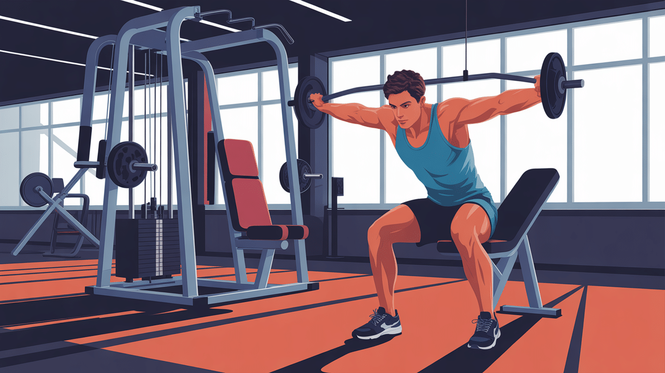 Image triceps à la poulie haute musculation moderne