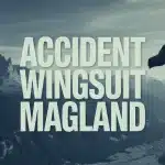 Illustration wingsuit accident Magland montagnes