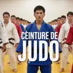 Illustration ceinture de judo progression couleurs judoka