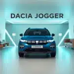 Illustration vectorielle moderne du Dacia Jogger avec modularité et confort familial