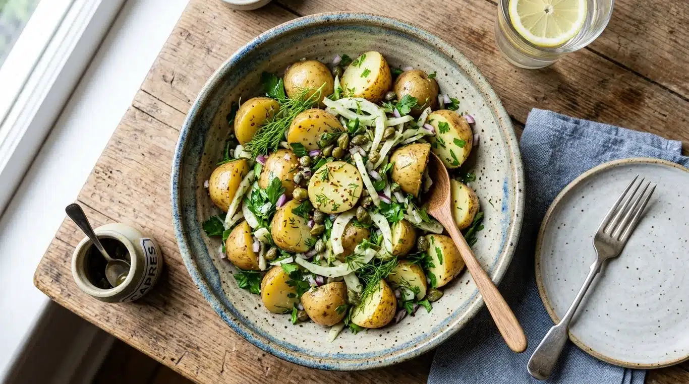 Salade de pommes de terre nouvelles au fenouil et citron