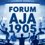 Illustration forum AJA 1905 communauté supporters football
