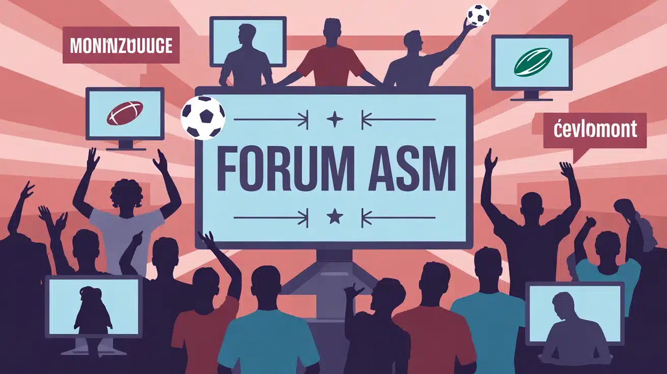 illustration forum ASM communauté sportive virtuelle