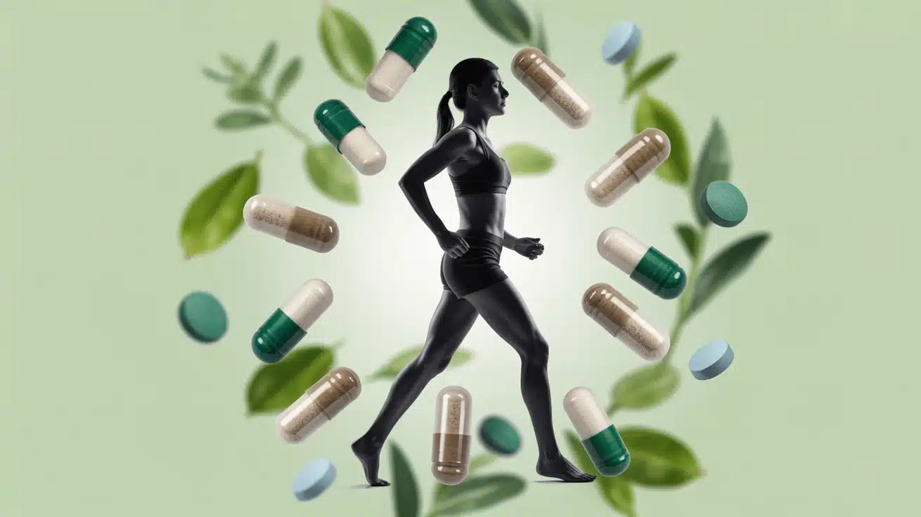 capsules pour perte de poids autour d une silhouette dynamique