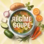 Bol de soupe régime soupe avec légumes frais colorés