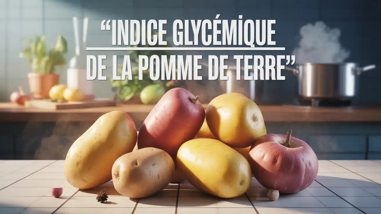 Illustration indice glycémique de la pomme de terre avec cuisson