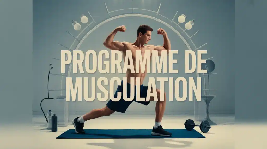 Athlète en séance de musculation programme de musculation