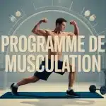 Athlète en séance de musculation programme de musculation