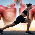 Illustration vectorielle soulevé de terre jambes tendues vue latérale