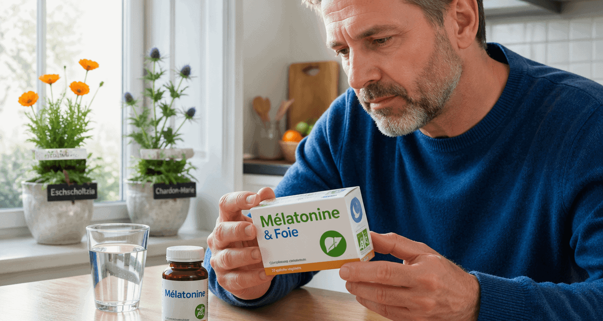 mélatonine danger foie homme examine complément