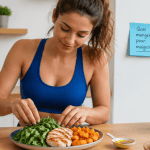 quoi manger pour maigrir assiette légumes poulet