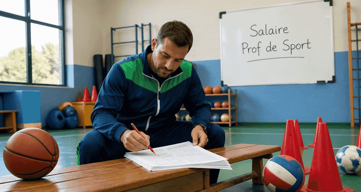 salaire prof de sport carnet de paie gymnase