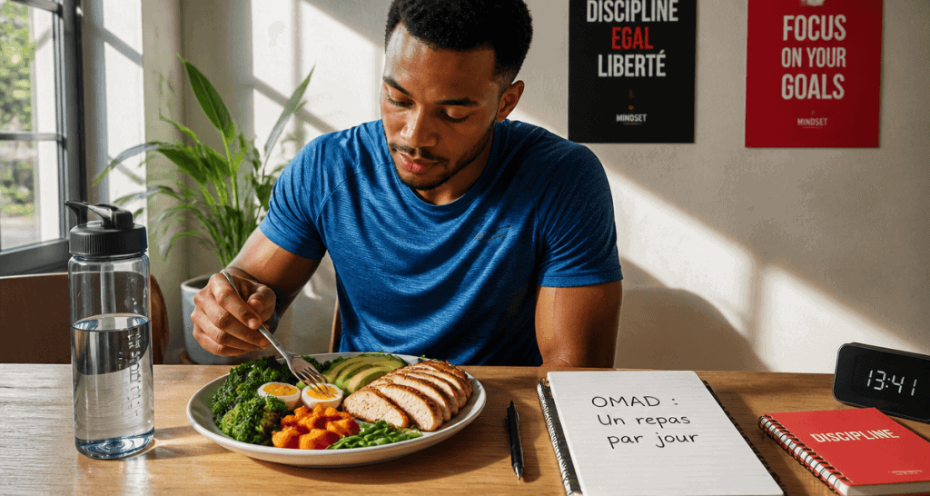 1 repas par jour combien de kilos perdus assiette équilibrée