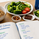 1500 calories par jour repas sains colorés