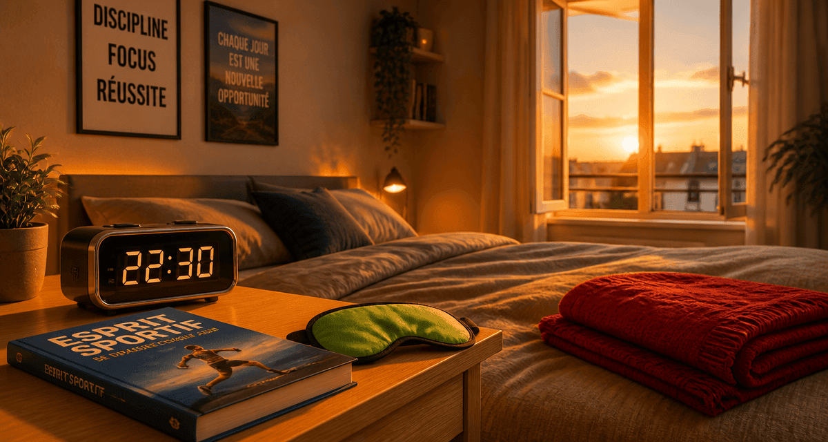 À quelle heure se coucher, réveil 22h30, ambiance paisible