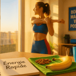comment avoir de l energie rapidement femme sport étire