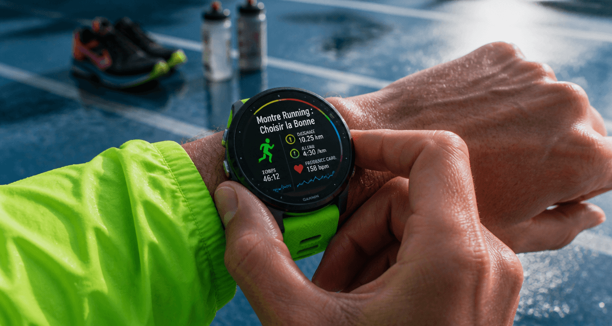 Comparatif montre running sur piste avec montre GPS