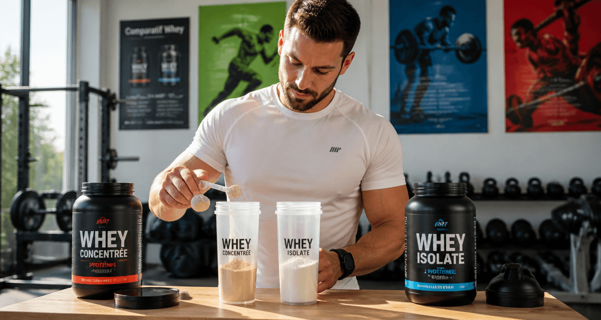 difference whey et isolate shakers salle de sport