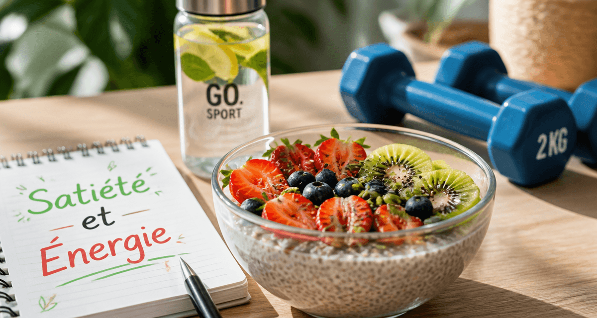 graine de chia perte de poids pudding fruits