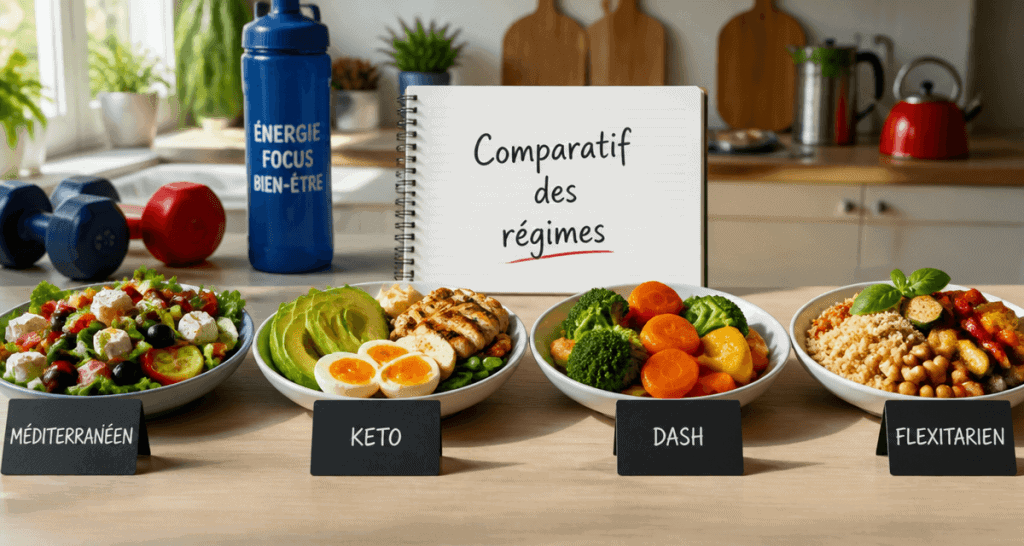 meilleur regime pour perdre du poids assiettes mediterraneen keto dash flexitarien