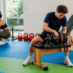 poid de muscu haltères kettlebells home gym