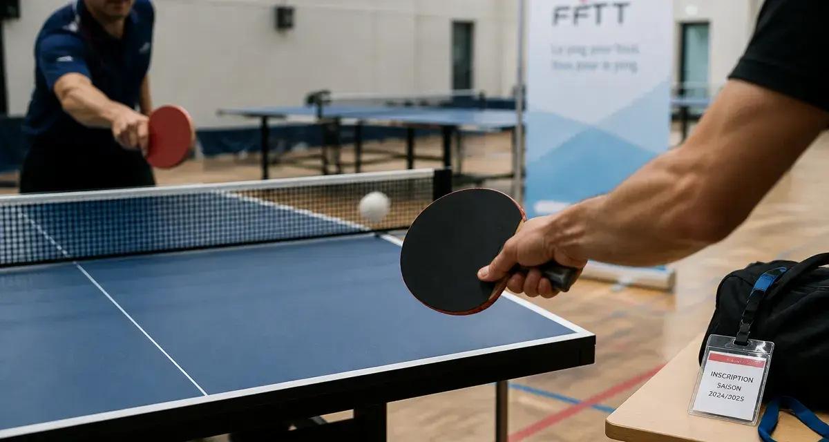 Club ping pong autour de moi : joueurs en salle de tennis de table