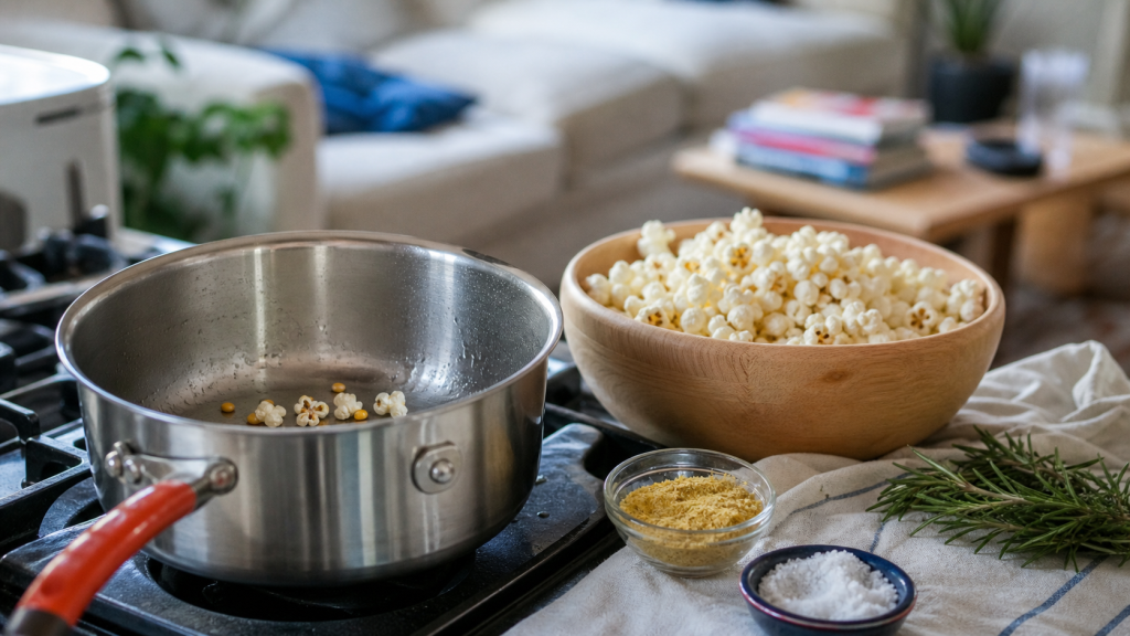 Le pop corn fait il grossir ? Pop-corn air, calories 100 g