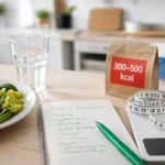 Maigrir vite et bien : assiette équilibrée et carnet “Déficit & Insuline”