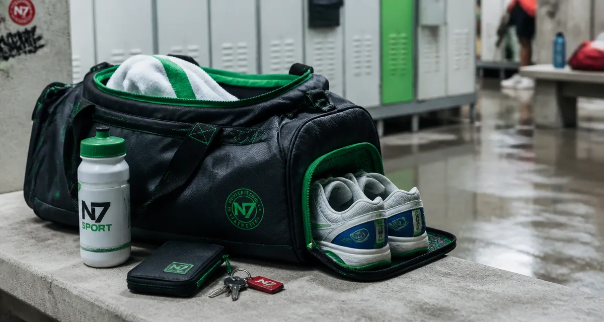 Sac de sport pas cher, textile solide et compartiments ventilés