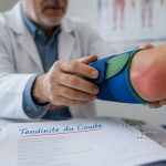 tendinite coude arrêt de travail attelle