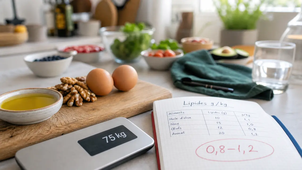 Combien de lipide par kg : huile d’olive, noix et œufs pour sèche, maintien et prise de masse