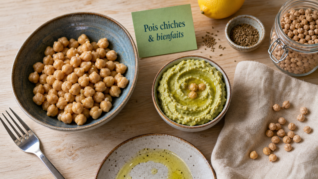 Les bienfaits des pois chiches : fibres et satiété, glycémie
