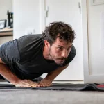Musculation poids du corps programme : pompes au sol, 2 à 4 séances