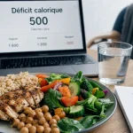 Nutrition perdre du poids : déficit calorique modéré, repas équilibré