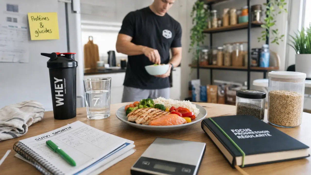 Nutrition pour la musculation : repas post-séance protéines glucides