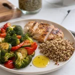 Quoi manger en regime : assiette minceur protéines et fibres