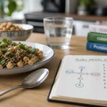 8 acides amines essentiels : salade, carnet et schéma des 8 acides