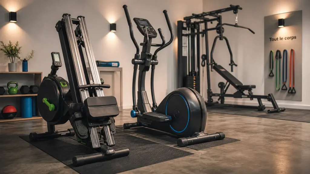 Le rameur, l’elliptique et le homegym : trois réponses différentes pour travailler tout le corps