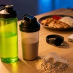 BCAA perte de poids : shaker et poudre pour préserver la masse musculaire en déficit calorique